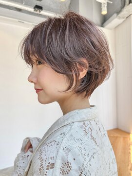 シオン(shion) マロンベージュ似合わせカットメルティカラー_29478