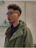 メンズ/新大阪/メンズパーマ/ツイストパーマ/フェードカット