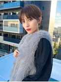 イメチェン×ブリーチなしダブルカラー髪質改善ショート[柏]