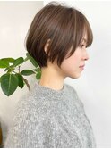 前髪 アンブレラカラーこなれミディイメチェン韓国マッシュ