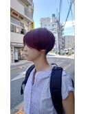 大人可愛い20代30代ショート前下がり刈り上げボブ