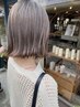 【再来☆平日限定】ブリーチなしで垢抜け♪カット＋カラー＋トリートメント