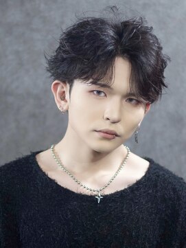 アウル 心斎橋(owl) センターパート/フェザーパーマ/フェザーショート/メンズパーマ