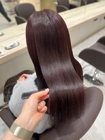 シュク 高円寺(SYUK)&nbsp;カシスブラウン/髪質改善/上品艶カラー/ケア【SYUK高円寺】kanna