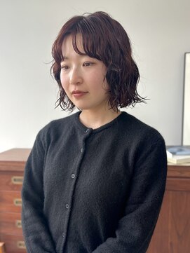 ヘアー アイス 御器所本店(HAIR ICI) 20代30代大人かわいいボブパーマレイヤーカット