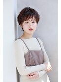 ニュアンスカラーショートヘア