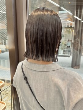 ミィ 表参道(mee.) 似合わせカット ボブヘア 縮毛矯正 ミニボブ 切りっぱなしボブ