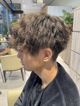 【長野市/メンズ】カット×ツイストスパイラルパーマ