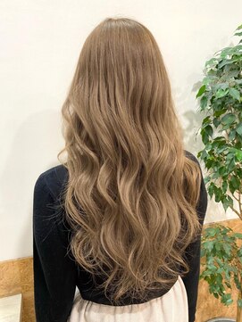 バランス 原宿 表参道(balance) 【髪質改善】ミルクティーベージュ×ロングレイヤー