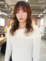 トナリ(tonari)&nbsp;ニュアンスパーマ レイヤーカット ベージュ【鹿児島中央駅】