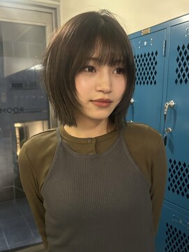 ナループロア ルームー(Nalu pu loa ROOMOO) レイヤーボブ/ボブレイヤー/韓国ボブ/タッセルボブ