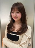 髪質改善ダブルカラーレイヤーボブインナーカラーハイライト