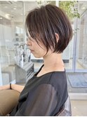 ショートウルフ×ひし形ショートボブ×前髪あり30代40代50代