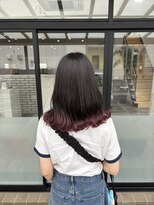 サロンド ベレーザ トータ(salao de beleza tota)&nbsp;エンドカラー　バーガンディー