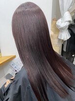 コキュウ(co-kyu) ストレートパーマ ワインレッド
