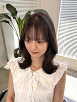 イエロ(yelo)&nbsp;韓国風くびれ巻き/艶髪/オリーブブラウン