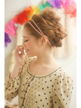 ヘアメイクサロンシャルメ(Hair Make Salon CHARMER) 結婚式☆二次会★CHARMERセリーナ風アップスタイルヘアセット