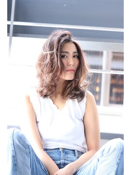 ヘアサロンM 新宿 【☆M新宿店☆】透明感ハイライトウエーブ