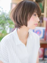 カバーヘア ブリス 戸田公園西口店(COVER HAIR bliss)&nbsp;★前下がりの…黒髪風愛され小顔丸みショート★5