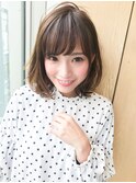 shiwuミディアム小顔ヘア
