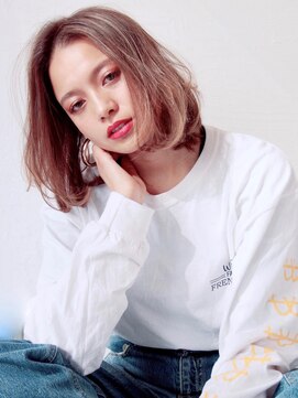 アグ ヘアー リッカ 御所野店(Agu hair ricca) 《Agu hair》ナチュラル海外風こなれミディ