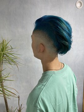 クウ(KU.) フェードアクアブルー