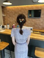 ウェッジ プレミアムヘアーサロン(WEDGE)&nbsp;編み下ろしhair arrange