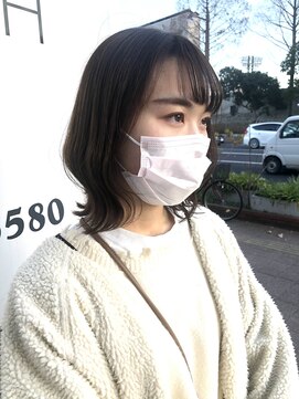 アーチ(ARCH) くびれボブ×ベージュ