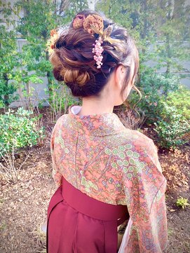 グースカ(guusca) 卒業式の袴とヘアセット