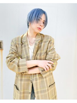 ラ キング(LA KING) ショート　ブルー