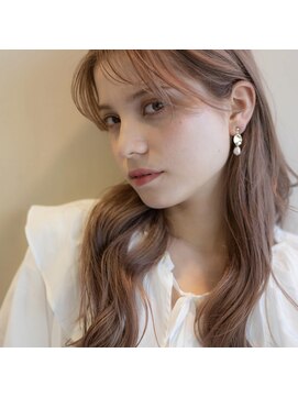 リタ(rita.) 2wayバング×ピンクベージュ