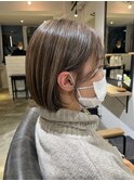 ハイライトカラーのボブヘアー
