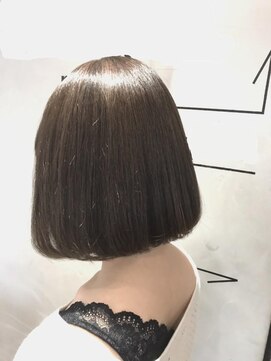 ヘアブランコブランコ 横浜(hair blanco_blanco) ボブルフ/艶ボルドー/こなれハイトーン/プレミアムカラー[横浜]