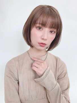 ルービック 豊中(Rubik's) 前髪ありの小顔ボブヘア/大人かわいい