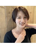ナチュラルショートボブ