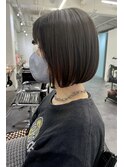 *大人可愛い前下がりボブ*