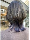 ウルフカット*インナーカラー*ブリーチカラー