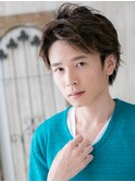 七三アシンメトリーなニュアンスパーマフレッシュショートS草加