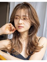 アフロート ギンザ(AFLOAT GINZA)&nbsp;【白川】20代30代40代シースルーバングダークグレージュ23.5.10