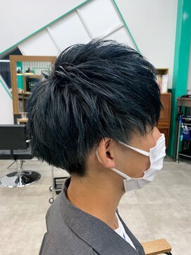 ブッディ(BDY) メンズダブルカラー☆ディープブルー