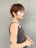 ロンド レグリーズ 立川(Lond leglise)&nbsp;ショート×顔周り×前髪×シルキーベージュ×グレージュカラー