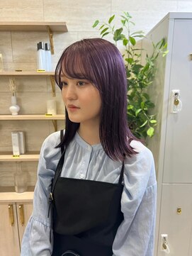 ジーナ 博多筑紫口(Zina) [Zina博多筑紫口]髪質改善/ハイトーンカラー/ラベンダーカラー