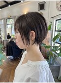ショート/グレージュ