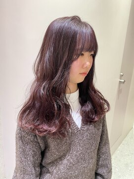 マイル 渋谷(mile) ブリーチなしカシスピンク