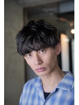 オルト(Altn)&nbsp;大人の波巻きスパイラルパーマミディアムロングメンズカットヘア