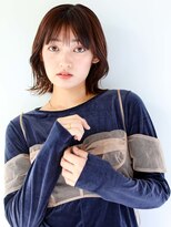 ヘアサロンガリカアオヤマ(hair salon Gallica aoyama)&nbsp;<丸山日向>ナチュラル地毛風カラー/艶髪透明感ブラウン/就活◎