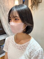 ラボヌールヘアーリアン 川越店(La Bonheur hair Lien)&nbsp;韓国風ダンバルモリボブ