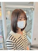 ミディアムウルフシャギーレイヤー