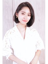 オウル(Owll) 【Owll】石田学史20代30代40代ぱつっとボブ ブラウンベージュ