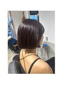 切りっぱなしボブ